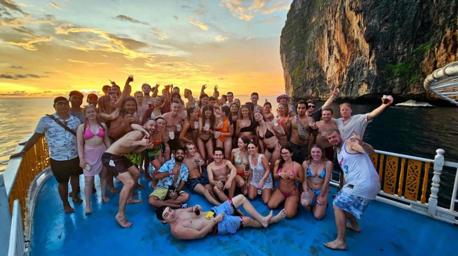 Blanco Beach Bar Hostel Phiphi-szigetek Kültér fotó